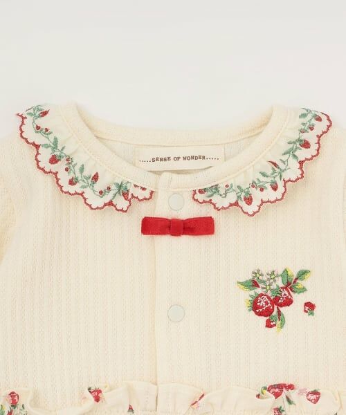 sense of wonder / センス オブ ワンダー ロンパース | 【オーガニック】野イチゴ長袖ロンパース【日本製】 | 詳細2