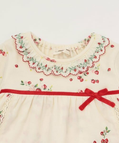 sense of wonder / センス オブ ワンダー ベビー・キッズウエア | 【オーガニック】野イチゴベビースーツ【日本製】 | 詳細3