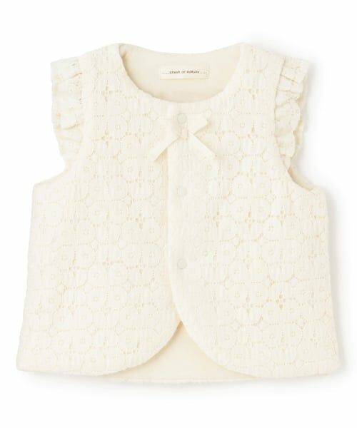 sense of wonder / センス オブ ワンダー ベビー・キッズウエア | 【オーガニック】アイリッシュベスト【日本製】（ECRU(キナリ)）