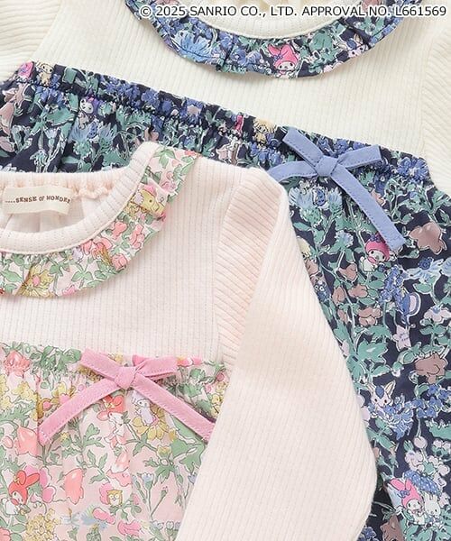 sense of wonder / センス オブ ワンダー ベビー・キッズウエア | 【マイメロディ・クロミ】Libertyベビースーツ | 詳細4