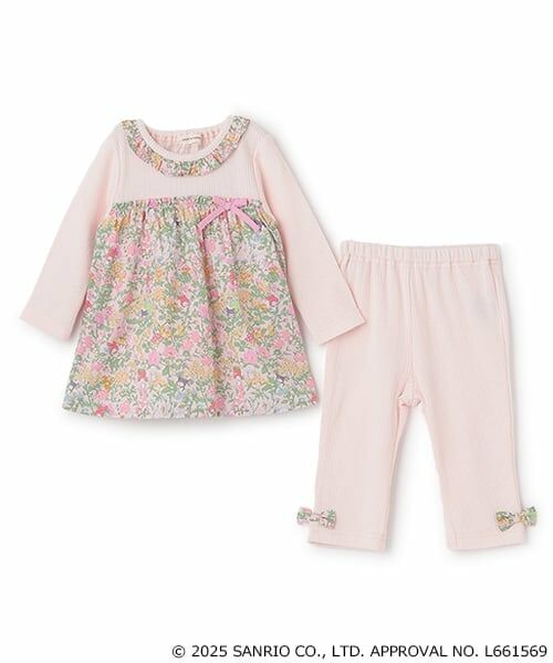 sense of wonder / センス オブ ワンダー ベビー・キッズウエア | 【マイメロディ・クロミ】Libertyベビースーツ（ピンク）