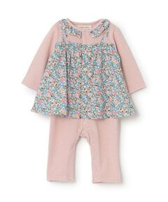 sense of wonder / センス オブ ワンダー ロンパース | 小花柄レイヤードカバーオール