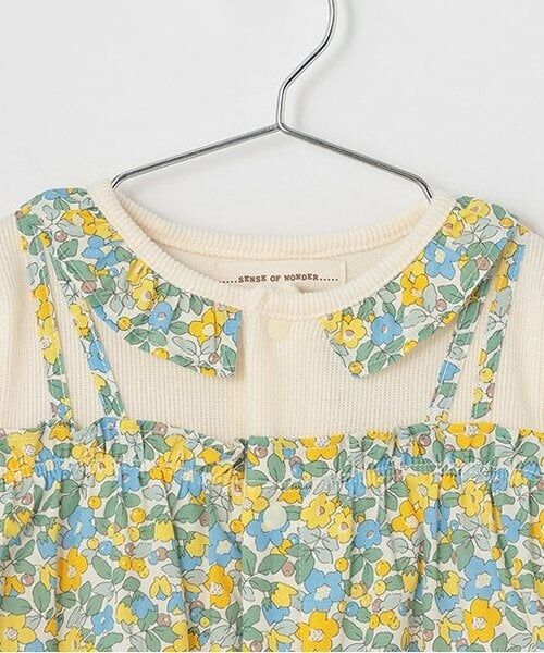 sense of wonder / センス オブ ワンダー ロンパース | 小花柄レイヤードカバーオール | 詳細2