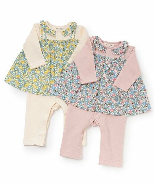 sense of wonder / センス オブ ワンダー ロンパース | 小花柄レイヤードカバーオール | 詳細6