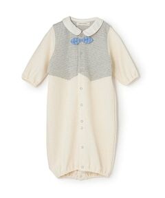 【オーガニック】レイヤードベスト2WAYオール【日本製】