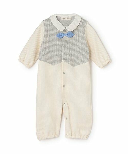 sense of wonder / センス オブ ワンダー ロンパース | 【オーガニック】レイヤードベスト2WAYオール【日本製】 | 詳細2