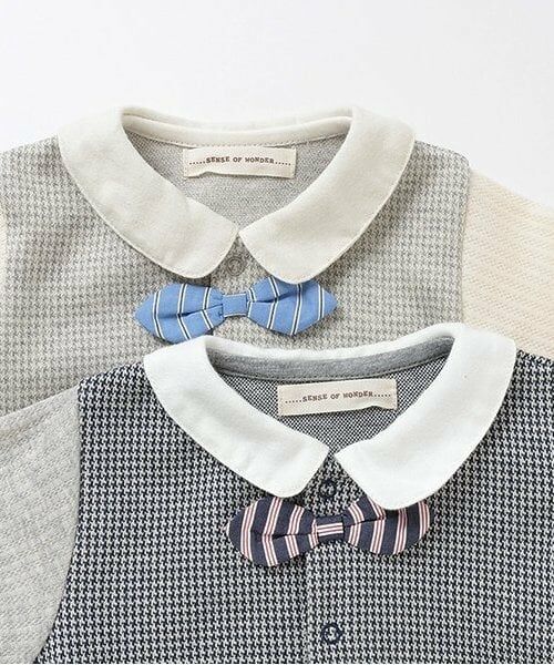 sense of wonder / センス オブ ワンダー ロンパース | 【オーガニック】レイヤードベスト2WAYオール【日本製】 | 詳細3