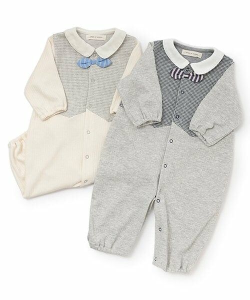 sense of wonder / センス オブ ワンダー ロンパース | 【オーガニック】レイヤードベスト2WAYオール【日本製】 | 詳細7