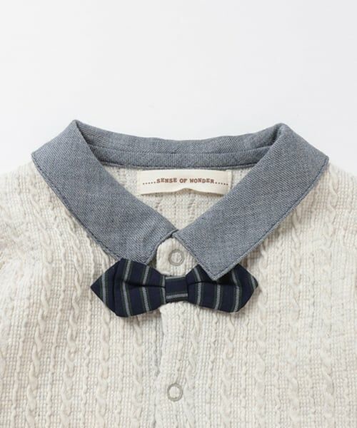 sense of wonder / センス オブ ワンダー ロンパース | ケーブルレイヤードカバーオール【日本製】 | 詳細2