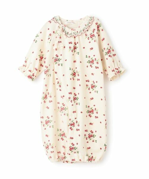 sense of wonder / センス オブ ワンダー ロンパース | 【オーガニック】野イチゴ2WAYオール【日本製】（ECRU(キナリ)）