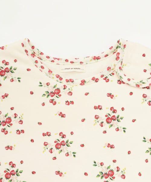 sense of wonder / センス オブ ワンダー ベビー・キッズウエア | 【オーガニック】野イチゴスリーパー【日本製】 | 詳細2