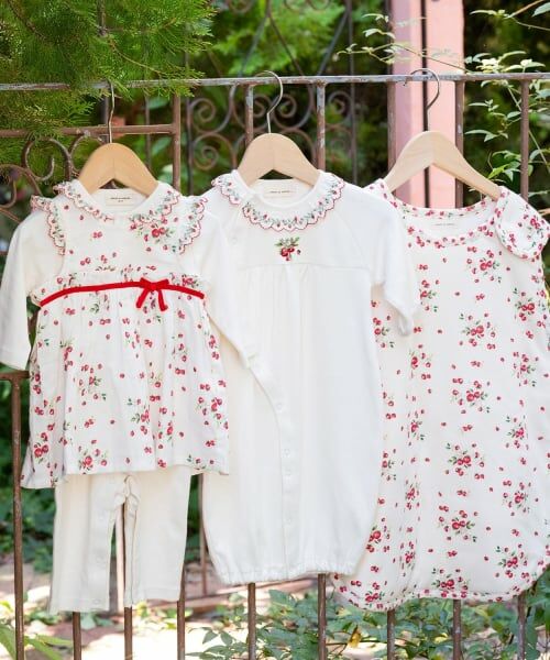 sense of wonder / センス オブ ワンダー ベビー・キッズウエア | 【オーガニック】野イチゴスリーパー【日本製】 | 詳細8