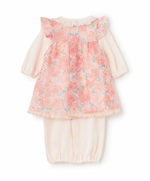 sense of wonder / センス オブ ワンダー ロンパース | フラワーレースエプロンつき2WAYオール【日本製】 | 詳細1