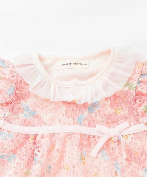 sense of wonder / センス オブ ワンダー ロンパース | フラワーレースエプロンつき2WAYオール【日本製】 | 詳細4