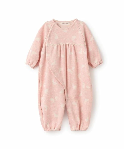 sense of wonder / センス オブ ワンダー ロンパース | 【オーガニック】ウサギジャカード2WAYオール【日本製】 | 詳細3