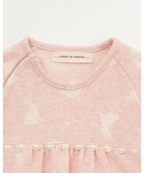 sense of wonder / センス オブ ワンダー ロンパース | 【オーガニック】ウサギジャカード2WAYオール【日本製】 | 詳細4