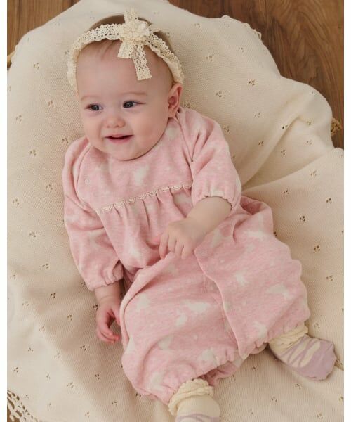 sense of wonder / センス オブ ワンダー ロンパース | 【オーガニック】ウサギジャカード2WAYオール【日本製】 | 詳細9