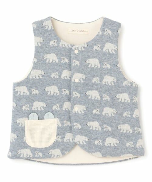 sense of wonder / センス オブ ワンダー ベビー・キッズウエア | 【オーガニック】ジャカードベスト | 詳細7