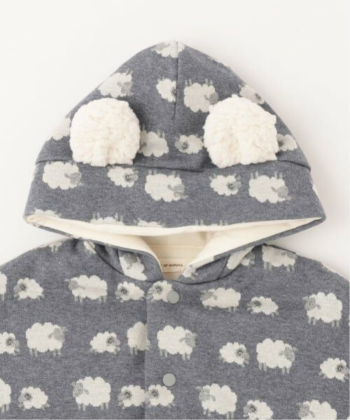 sense of wonder / センス オブ ワンダー ベビー・キッズウエア | 【オーガニック】ジャカードマント【日本製】 | 詳細2