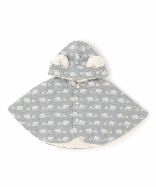 sense of wonder / センス オブ ワンダー ベビー・キッズウエア | 【オーガニック】ジャカードマント【日本製】（ブルー）