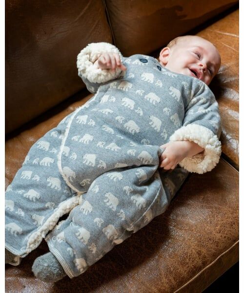 sense of wonder / センス オブ ワンダー ベビー・キッズウエア | 【オーガニック】アウターオール【日本製】（ブルー）