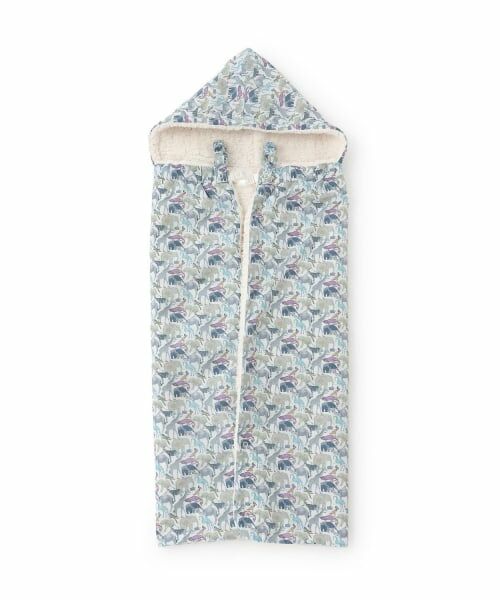 sense of wonder / センス オブ ワンダー ベビー・キッズウエア | リバティ4WAYオクルミ【日本製】（ブルー グレー）