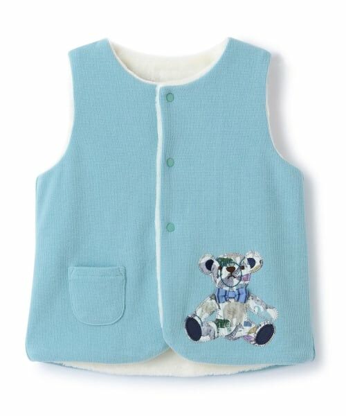 sense of wonder / センス オブ ワンダー ベビー・キッズウエア | キューフォーザズーテディベアベスト（ミント）