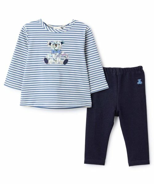 sense of wonder / センス オブ ワンダー ベビー・キッズウエア | キューフォーザズーテディベア長袖Tシャツスーツ | 詳細2