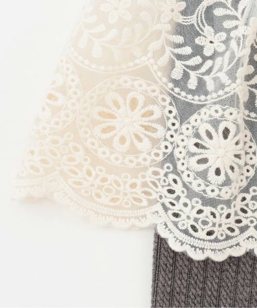 sense of wonder / センス オブ ワンダー レギンス・スパッツ | ケーブルチュールレースレギンス | 詳細3