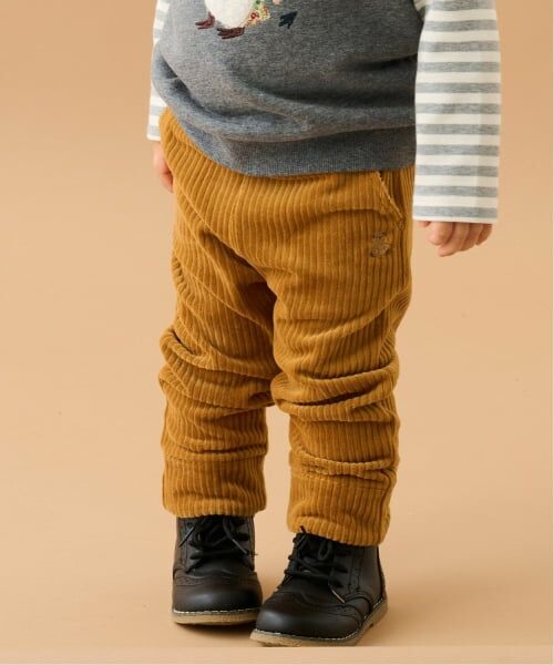sense of wonder / センス オブ ワンダー その他パンツ | ニットコールくまパンツ（キャメル）