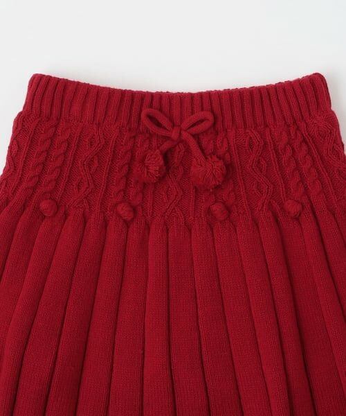 sense of wonder / センス オブ ワンダー ショート・ハーフ・半端丈パンツ | インナーパンツつきニットスカート | 詳細2