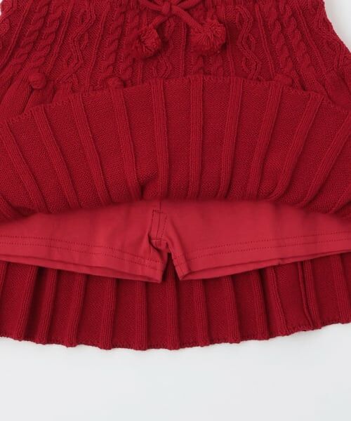 sense of wonder / センス オブ ワンダー ショート・ハーフ・半端丈パンツ | インナーパンツつきニットスカート | 詳細4