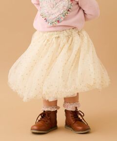 sense of wonder / センス オブ ワンダー ミニ・ひざ丈スカート | キラキラドットスカート