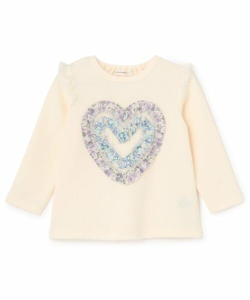 sense of wonder / センス オブ ワンダー スウェット | リバティハートフリルトレーナー(ECRU(キナリ))