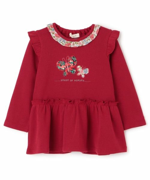 sense of wonder / センス オブ ワンダー その他トップス | リバティチョウチョチュニック（赤）