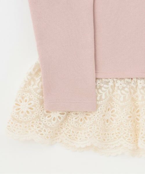 sense of wonder / センス オブ ワンダー その他トップス | 裾チュールレースチュニック | 詳細6