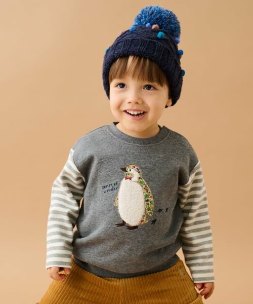 sense of wonder / センス オブ ワンダー スウェット | リバティペンギントレーナー（チャコール）