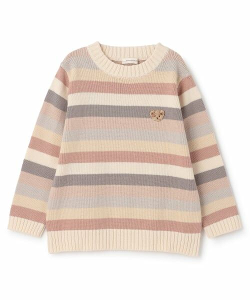 sense of wonder / センス オブ ワンダー ニット・セーター | マルチボーダーセーター（ECRU(キナリ)）