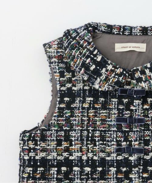 sense of wonder / センス オブ ワンダー ダウンジャケット・ベスト | ロービングチェックベスト | 詳細3