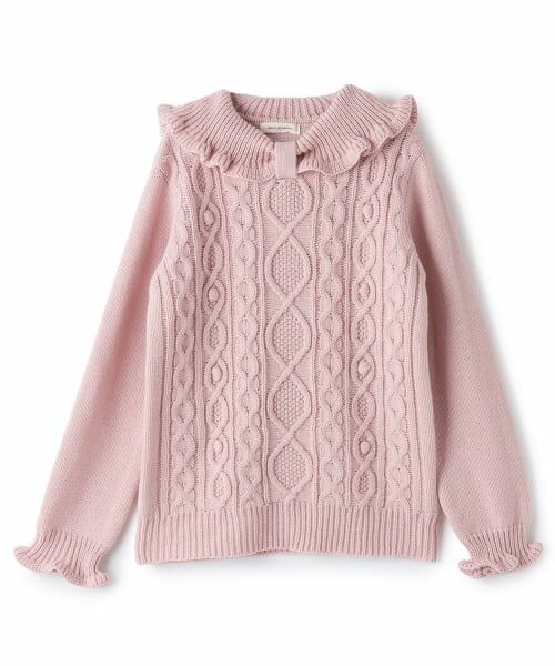 sense of wonder / センス オブ ワンダー ニット・セーター | GIRL'Sケーブルセーター（ピンク）