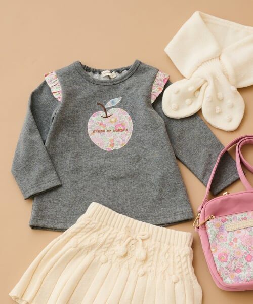 sense of wonder / センス オブ ワンダー スウェット | リバティリンゴトレーナー（チャコール）