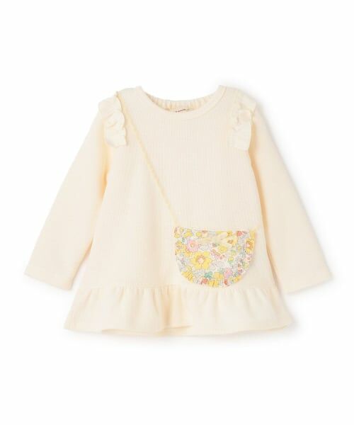 sense of wonder / センス オブ ワンダー スウェット | リバティポシェットトレーナー（ECRU(キナリ)）