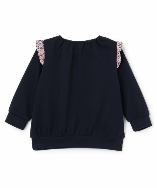 sense of wonder / センス オブ ワンダー スウェット | 【クロミ】リバティファブリックアップリケトレーナー | 詳細1