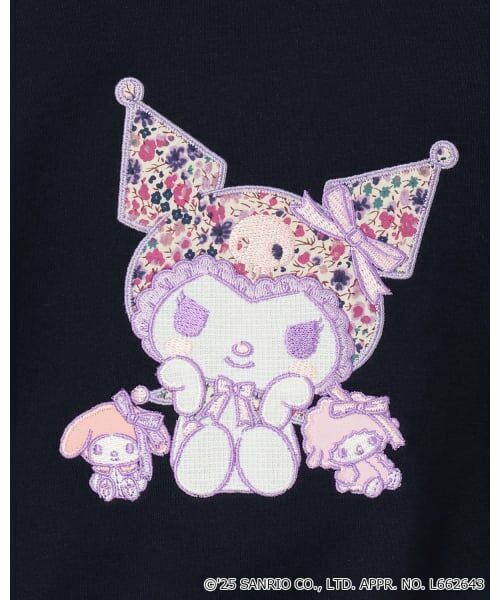 sense of wonder / センス オブ ワンダー スウェット | 【クロミ】リバティファブリックアップリケトレーナー | 詳細3