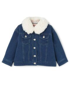 sense of wonder / センス オブ ワンダー ブルゾン | 3WAYティペットつきニットデニムジャケット