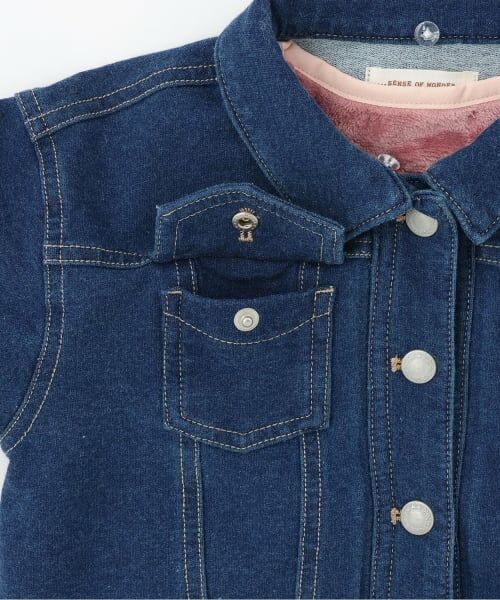 sense of wonder / センス オブ ワンダー ブルゾン | 3WAYティペットつきニットデニムジャケット | 詳細8
