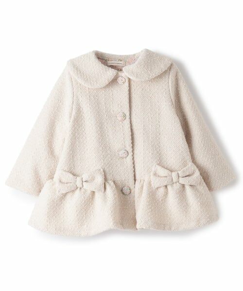 sense of wonder / センス オブ ワンダー その他アウター | リバティボタンフリルコート（ECRU(キナリ)）