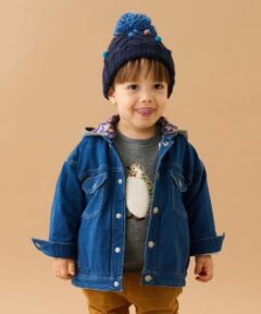 sense of wonder / センス オブ ワンダー ブルゾン | 3WAYフード付ニットデニムジャケット