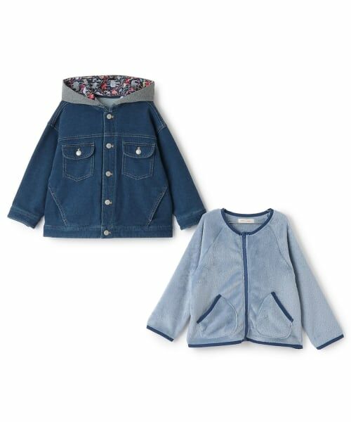 sense of wonder / センス オブ ワンダー ブルゾン | 3WAYフード付ニットデニムジャケット | 詳細2