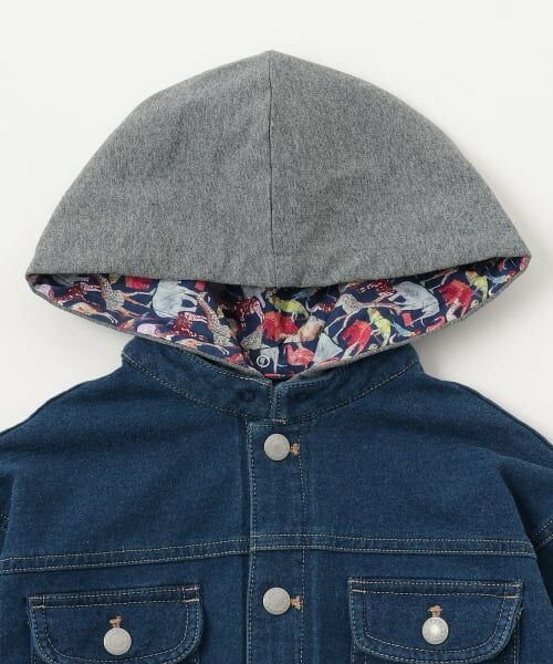 sense of wonder / センス オブ ワンダー ブルゾン | 3WAYフード付ニットデニムジャケット | 詳細3